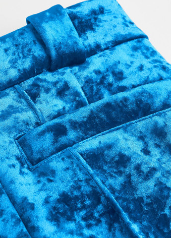 Светло-синие праздничный зимние брюки H&M Studio
