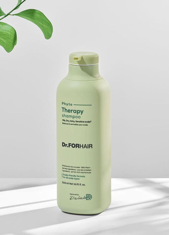 Фитотерапевтический шампунь для чувствительной кожи головы Phyto Therapy Shampoo, 500 мл Dr.Forhair (269999475)