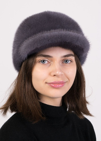 Жіноча модна зимова норкова кепка Меховой Стиль бейсболка (269995061)