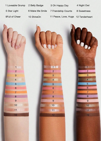 Палетка теней Multicolor, 14,4 г Sheglam (269995908)