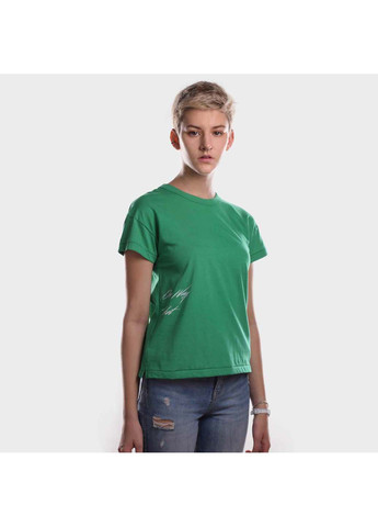 Зеленая летняя футболка Fashion ONE WAY 198681