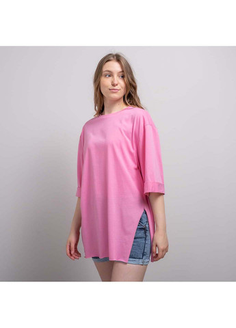 Розовая летняя футболка Fashion 340531