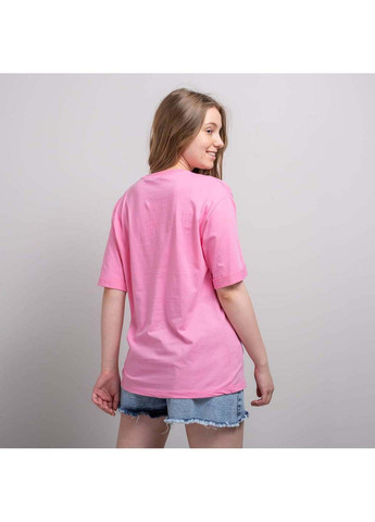 Розовая летняя футболка Fashion 340525
