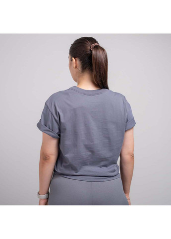 Сіра літня футболка Fashion 102529