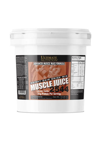 Гейнер для набора мышечной массы Muscle Juice 2544 – 4750g Chocolate Ultimate Nutrition (270007791)