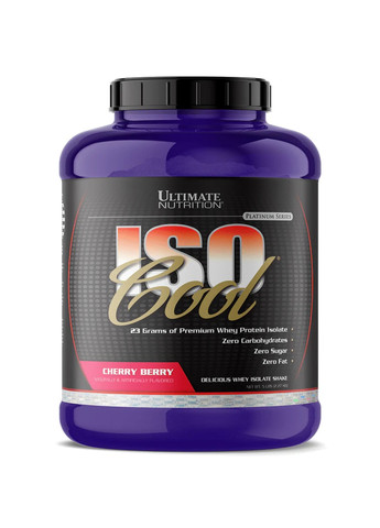 Протеин IsoCool 5lb - 2270g Cherry Berry Ultimate Nutrition (270007795)