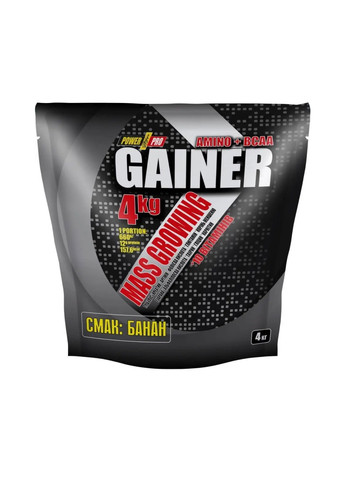 Гейнер для набора мышечной массы Gainer – 4000g Banana Power Pro (270007717)