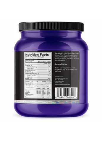 Протеин Prostar Whey 1lb - 454g Vanilla Ultimate Nutrition (270007790)