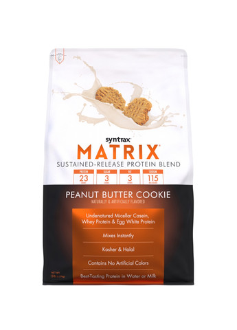 Протеїнова добавка Matrix 5.0 - 2270g Peanut Butter Cookie Syntrax (270007766)