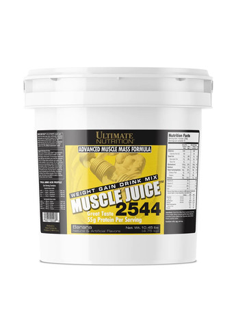 Гейнер для набора мышечной массы Muscle Juice 2544 – 4750g Banana Ultimate Nutrition (270007777)