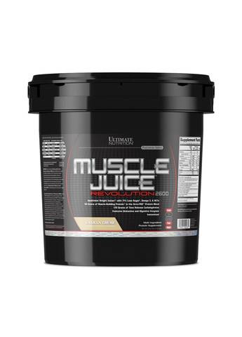 Смесь для набора мышечной массы Muscle Juice Revolution 2600 – 5040g Vanilla Creme Ultimate Nutrition (270007870)
