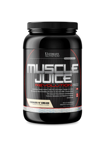 Смесь для набора мышечной массы Muscle Juice Revolution 2600 – 2120g Cookies Creme Ultimate Nutrition (270007851)