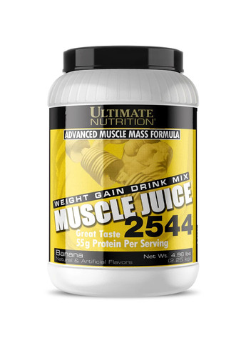 Гейнер для набора мышечной массы Muscle Juice 2544 – 2250g Banana Ultimate Nutrition (270007849)