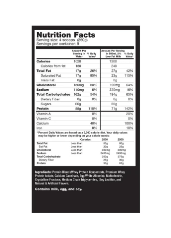 Гейнер для набору м'язової маси Muscle Juice 2544 - 4750g Strawberry Ultimate Nutrition (270007773)