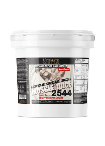 Гейнер для набору м'язової маси Muscle Juice 2544 - 4750g Cookies Cream Ultimate Nutrition (270007860)