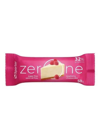 Протеиновые батончики ZerOne - 25x50g Rapsberry cheesecake Sporter (270007891)