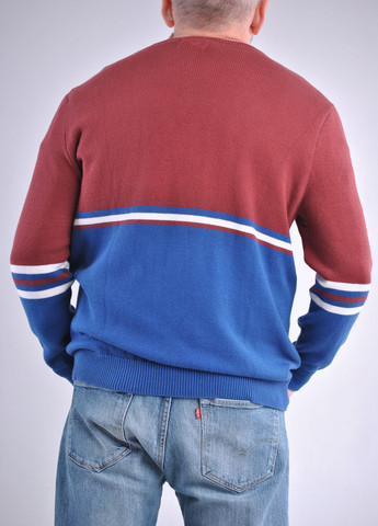 Комбінований демісезонний светр з надписом Pull & Bear