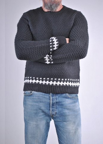 Комбинированный демисезонный свитер с узором Only & Sons