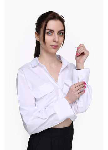 Белая демисезонная блузка Firesh