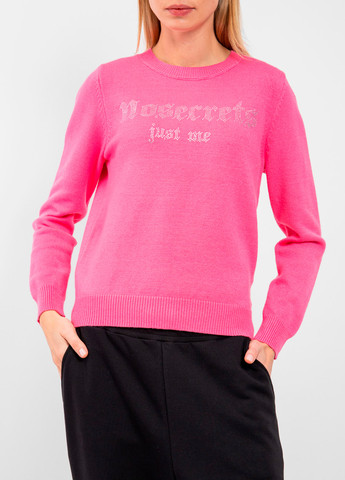 Розовый демисезонный свитер No Secrets