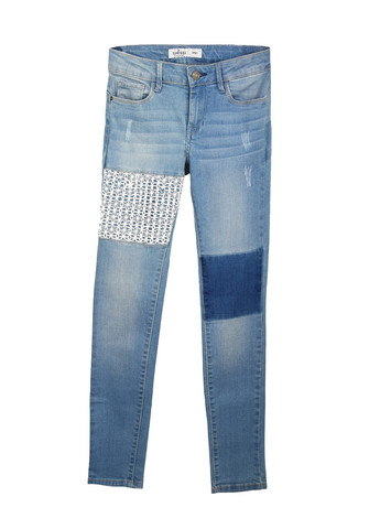 Голубые демисезонные джинсы Tiffosi