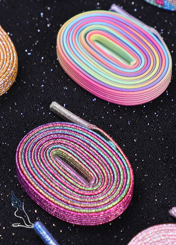 Цветные эластичные шнурки-резинки с фиксатором-зажимом No Brand (270097218)