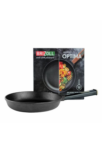 Сковорода універсальна Optima-Black O2840-P1 28х4 см Brizoll (270100772)