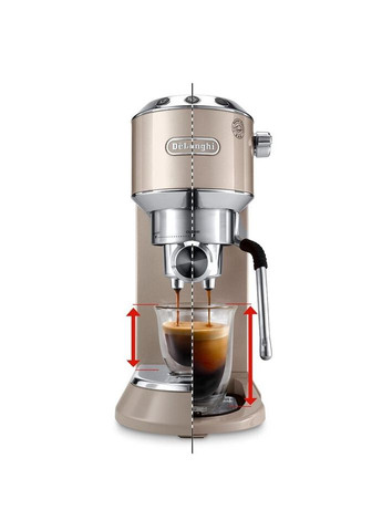 Кофеварка Dedica Arte EC-885-BG 15 бар бежевая Delonghi (270112237)