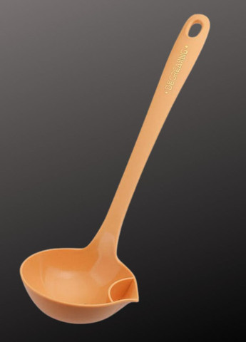 Черпак анти-жир, ложка для еды, половник жиро уловитель оранжевого цвета Код 66-0011 Bobby (270364952)