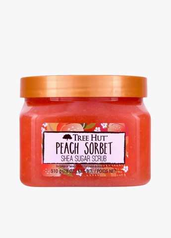 Скраб для тіла Peach Sorbet Sugar Scrub 510g Tree Hut (270207108)