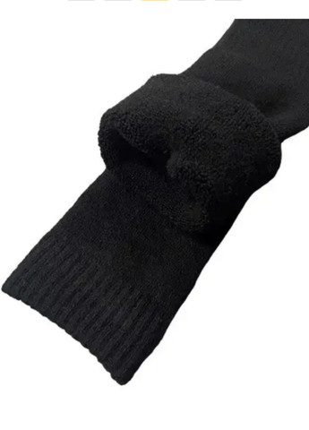 Женские высокие шерстяные носки теплые YIBATE 36-42 черный No Brand (270363785)