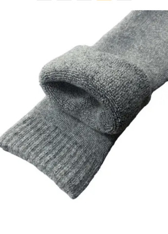 Шкарпетки жіночі високі вовняні теплі YIBATE 36-42 сірий No Brand (270363786)