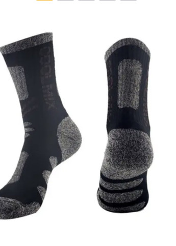 Спортивные компрессионные носки Coolmix For Surveyors 38-44 тепло удерживающие темно-серый No Brand (270363768)