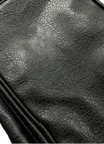 Косметичка дорожня жіноча з екошкіри Пудра LEOSOXS чорний No Brand (270363781)