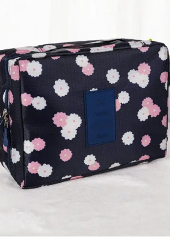 Косметичка дорожная женская Bloom Travel bag темно-синий No Brand (270363776)
