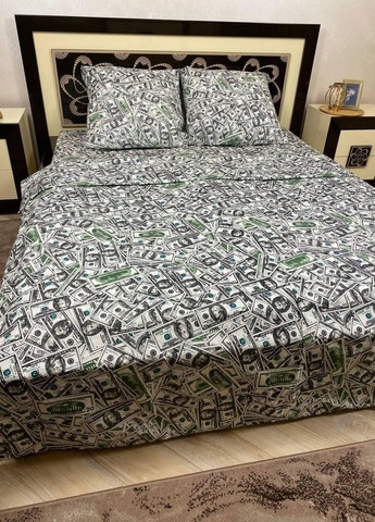 Постільна білизна бавовняна Євро 200 x 220 Бязь Білий 70 х 70 No Brand (270469793)