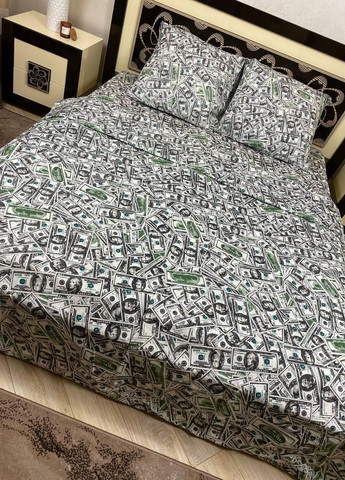 Постільна білизна бавовняна Євро 200 x 220 Бязь Білий 70 х 70 No Brand (270469793)