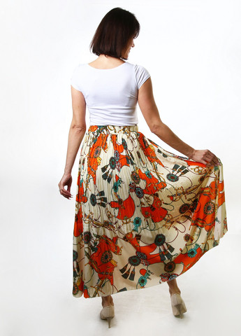 Разноцветная кэжуал с абстрактным узором юбка Mtp