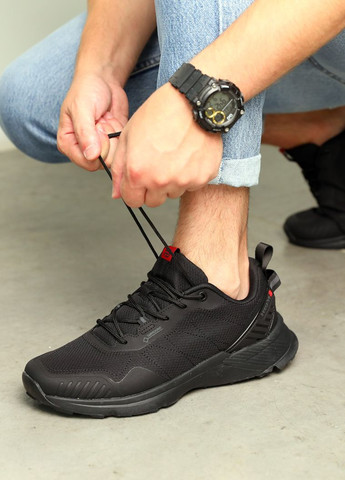 Черные демисезонные кроссовки мужские влагостойкие Fashion