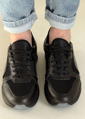 Чорні Осінні кросівки чоловічі Fashion