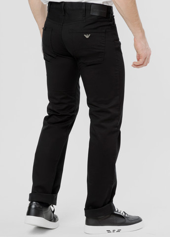 Черные демисезонные джинсы Emporio Armani