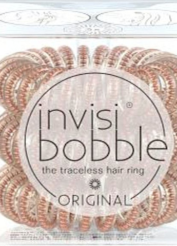 Резинка-браслет для волосся «бронза та бісер» Original Of Bronze And Beads, 3шт Invisibobble (270368680)