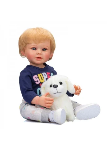 Силиконовая коллекционная кукла реборн Эрик Виниловая Кукла 57 см Reborn Doll (270829979)