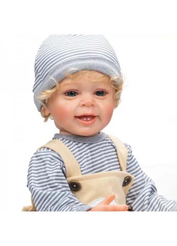 Силіконова колекційна лялька Вінілова 57 см Reborn Doll (270829990)