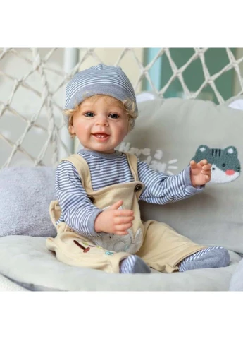 Силіконова колекційна лялька Вінілова 57 см Reborn Doll (270829990)