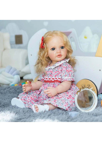 Силиконовая коллекционная кукла Девочка Лили Полностью Анатомическая 55 см Reborn Doll (270829980)
