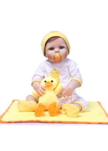 Силіконова колекційна Лялька Дівчинка Світу Reborn Doll (270829989)