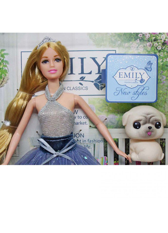 Лялька Emily з собачкою у блакитному MIC (270829681)