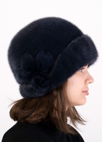Женская модная зимняя норковая шляпа Меховой Стиль роза (270830264)