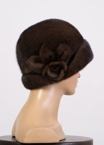 Женская модная зимняя норковая шляпа Меховой Стиль роза (270830266)